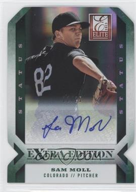 2013 Panini Elite Extra Edition - [Base] - Status Emerald Die-Cut Signatures #87 - Sam Moll /25