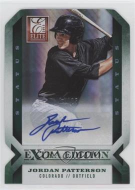 2013 Panini Elite Extra Edition - [Base] - Status Emerald Die-Cut Signatures #94 - Jordan Patterson /25