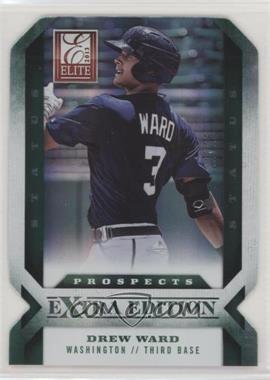 2013 Panini Elite Extra Edition - [Base] - Status Emerald Die-Cut #155 - Drew Ward /25