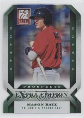 2013 Panini Elite Extra Edition - [Base] - Status Emerald Die-Cut #159 - Mason Katz /25