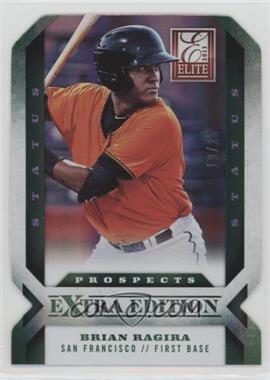 2013 Panini Elite Extra Edition - [Base] - Status Emerald Die-Cut #160 - Brian Ragira /25