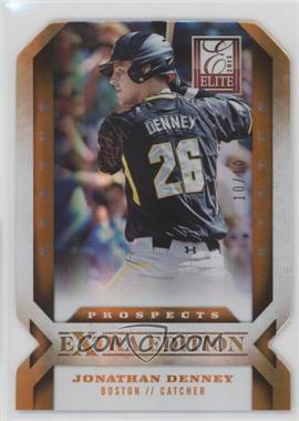 2013 Panini Elite Extra Edition - [Base] - Status Orange Die-Cut #148 - Jonathan Denney /10