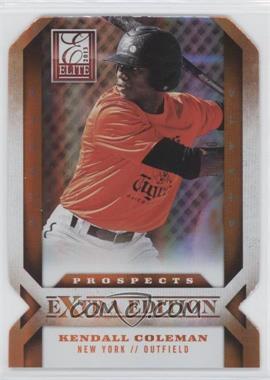 2013 Panini Elite Extra Edition - [Base] - Status Orange Die-Cut #173 - Kendall Coleman /10