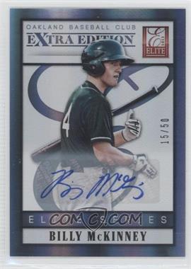 2013 Panini Elite Extra Edition - Elite Series - Signatures #11 - Billy McKinney /50