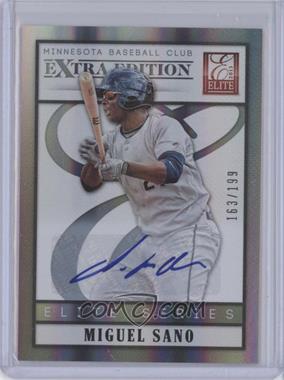 2013 Panini Elite Extra Edition - Elite Series - Signatures #13 - Miguel Sano /199