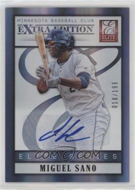 2013 Panini Elite Extra Edition - Elite Series - Signatures #13 - Miguel Sano /199