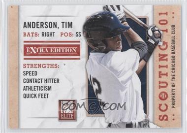 2013 Panini Elite Extra Edition - Scouting 101 #6 - Tim Anderson