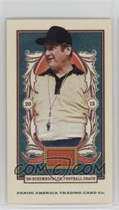 2013 Panini Golden Age - [Base] - American Caramels Mini Blue Back #117 - Bo Schembechler