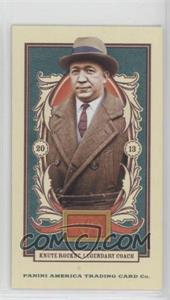 2013 Panini Golden Age - [Base] - American Caramels Mini Blue Back #18 - Knute Rockne