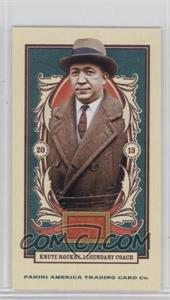 2013 Panini Golden Age - [Base] - American Caramels Mini Blue Back #18 - Knute Rockne