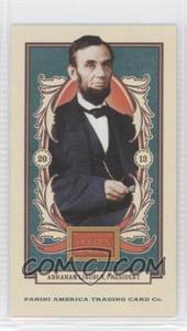 2013 Panini Golden Age - [Base] - Carolina Brights Mini Green Back #1 - Abraham Lincoln