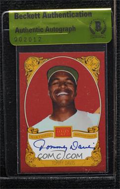 2013 Panini Golden Age - Historic Signatures #TD - Tommy Davis [BAS Beckett Auth Sticker]