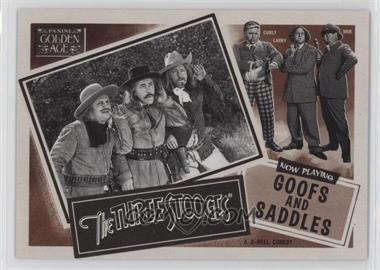 2013 Panini Golden Age - The Three Stooges #8 - Goofs and Saddles