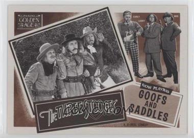 2013 Panini Golden Age - The Three Stooges #8 - Goofs and Saddles