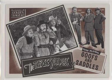 2013 Panini Golden Age - The Three Stooges #8 - Goofs and Saddles