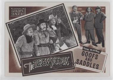 2013 Panini Golden Age - The Three Stooges #8 - Goofs and Saddles