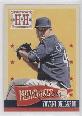 2013 Panini Hometown Heroes - [Base] #220 - Yovani Gallardo