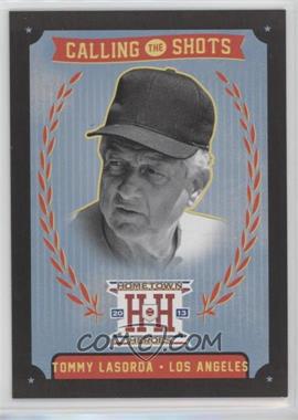 2013 Panini Hometown Heroes - Calling the Shots - Black #CS5 - Tommy Lasorda