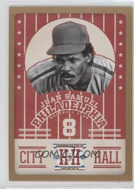 2013 Panini Hometown Heroes - City Hall - Gold #CH5 - Juan Samuel