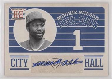 2013 Panini Hometown Heroes - City Hall Signatures #CHMW - Mookie Wilson