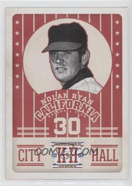 2013 Panini Hometown Heroes - City Hall #CH13 - Nolan Ryan