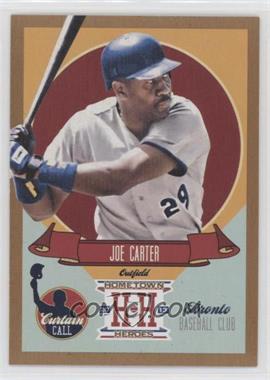 2013 Panini Hometown Heroes - Curtain Call - Gold #CC2 - Joe Carter