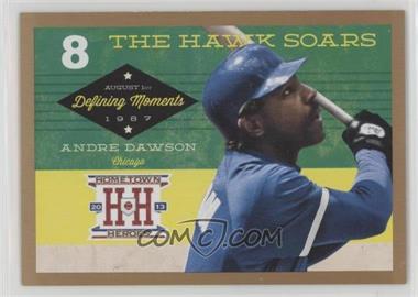 2013 Panini Hometown Heroes - Defining Moments - Gold #DM8 - Andre Dawson