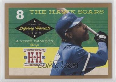 2013 Panini Hometown Heroes - Defining Moments - Gold #DM8 - Andre Dawson