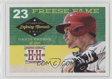 2013 Panini Hometown Heroes - Defining Moments #DM13 - David Freese