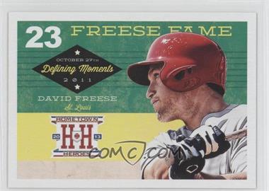 2013 Panini Hometown Heroes - Defining Moments #DM13 - David Freese