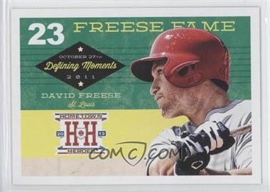 2013 Panini Hometown Heroes - Defining Moments #DM13 - David Freese