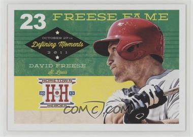 2013 Panini Hometown Heroes - Defining Moments #DM13 - David Freese