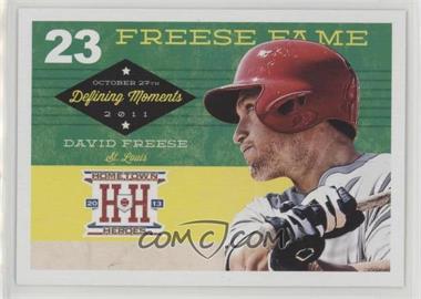 2013 Panini Hometown Heroes - Defining Moments #DM13 - David Freese