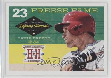 2013 Panini Hometown Heroes - Defining Moments #DM13 - David Freese