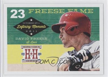 2013 Panini Hometown Heroes - Defining Moments #DM13 - David Freese