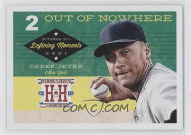 2013 Panini Hometown Heroes - Defining Moments #DM2 - Derek Jeter