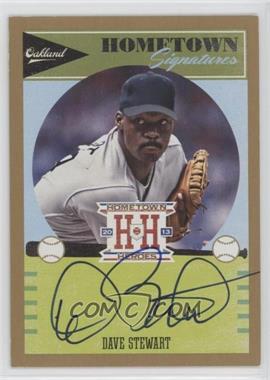 2013 Panini Hometown Heroes - Hometown Signatures - Gold #HSDS.1 - Dave Stewart /25