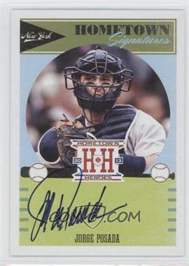 2013 Panini Hometown Heroes - Hometown Signatures #HSPS - Jorge Posada