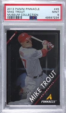 2013 Panini Pinnacle - [Base] - Museum Collection #45 - Mike Trout [PSA 9 MINT]