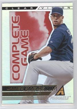 2013 Panini Pinnacle - Clear Vision - Complete Game #CV19 - James Shields