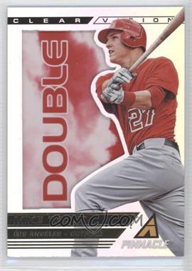 2013 Panini Pinnacle - Clear Vision - Double #CV2 - Mike Trout