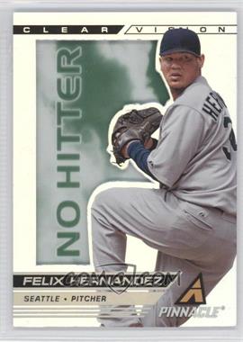 2013 Panini Pinnacle - Clear Vision - No Hitter #CV7 - Felix Hernandez