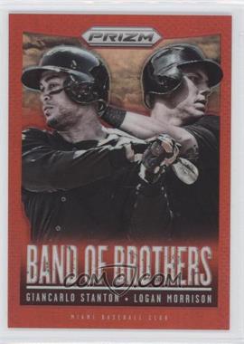 2013 Panini Prizm - Band of Brothers - Target Red Prizm #BB4 -  Giancarlo Stanton, Logan Morrison