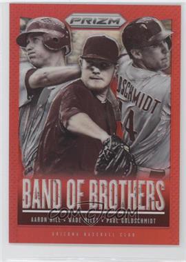 2013 Panini Prizm - Band of Brothers - Target Red Prizm #BB5 - Aaron Hill, Wade Miley, Paul Goldschmidt