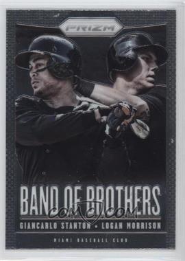 2013 Panini Prizm - Band of Brothers #BB4 -  Giancarlo Stanton, Logan Morrison