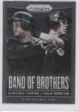 2013 Panini Prizm - Band of Brothers #BB4 -  Giancarlo Stanton, Logan Morrison