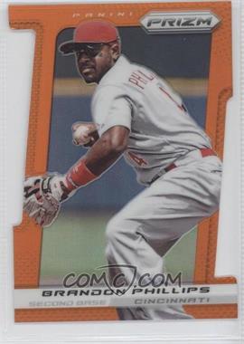 2013 Panini Prizm - [Base] - Orange Prizm Die-Cut #111 - Brandon Phillips /60