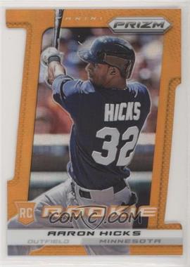 2013 Panini Prizm - [Base] - Orange Prizm Die-Cut #257 - Aaron Hicks /60