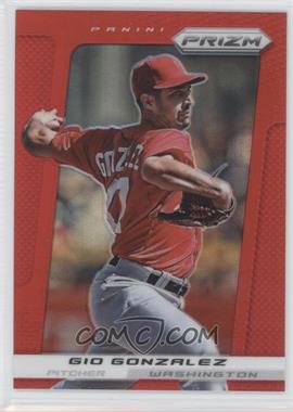 2013 Panini Prizm - [Base] - Target Red Prizm #1 - Gio Gonzalez