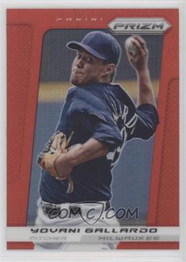 2013 Panini Prizm - [Base] - Target Red Prizm #133 - Yovani Gallardo